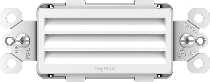 Legrand radiant NTLHORZWCC6 Horizontal Step Light Full Adjustable LED Night by Legrand