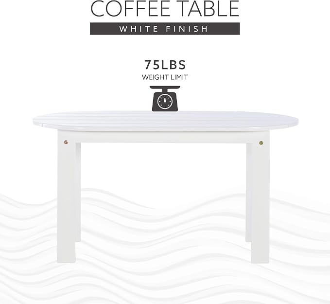 Linon Jayde Adirondack Coffee Table - Image 9