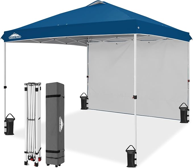 EAGLE PEAK Commercial Canopy 10x10 Pop Up Canopy Tent by EAGLEPEAK