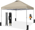 CROWN SHADES Adjustable Height on The Fly, 10x10 Pop Up Canopy by CrownShades
