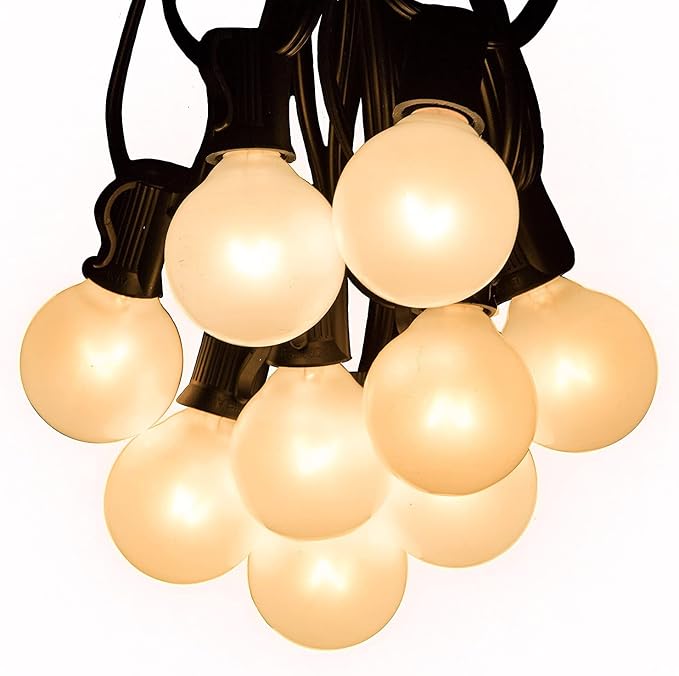 Abeja 25FT Outdoor String Lights, G40 Globe Patio String Lights - Image 5