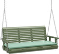 VINGLI Heavy Duty 880 LBS Patio Wooden Porch Swing Outdoor by VINGLI