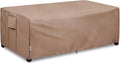 Outdoor Coffee Table Cover, 600D Waterproof Patio Rectangular Side Table Covers by Hadisi