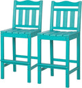 nalone Outdoor Bar Stools Set of 2, HDPE Tall Adirondack Chairs Bar Chairs by NALONE