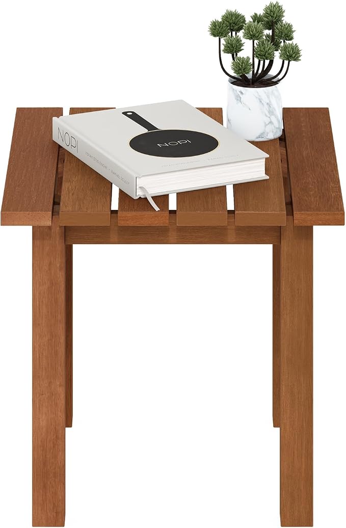 Furinno TIOMAN Patio Table, Outdoor Side Table, Patio End Table, Coffee Table - Image 4