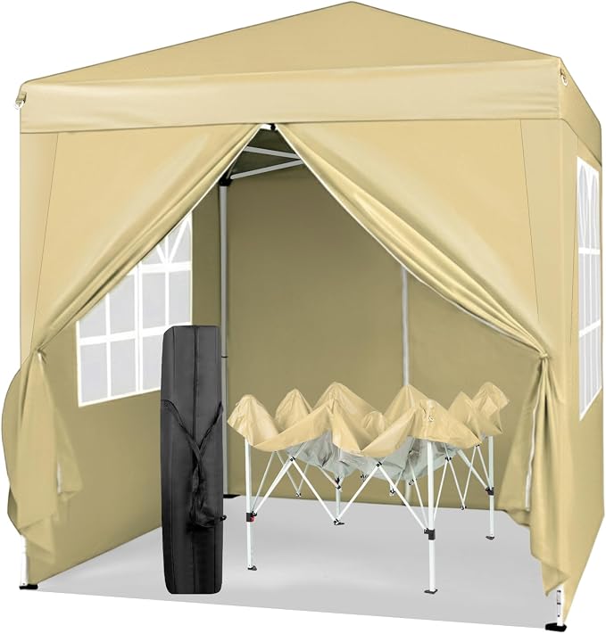 VINGLI 6.5x6.5 Pop Up Canopy Tent by VINGLI
