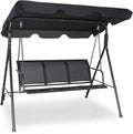 TANGKULA 3 Person Patio Swing, Steel Frame by TANGKULA