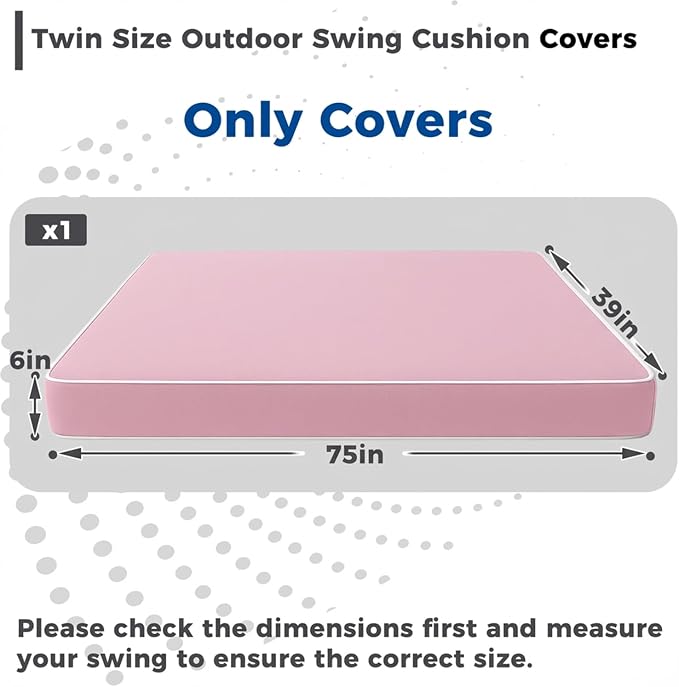Outdoor Twin Porch Mattress Cover Waterproof, 6inch Outdoor Mattress Cover - Image 4
