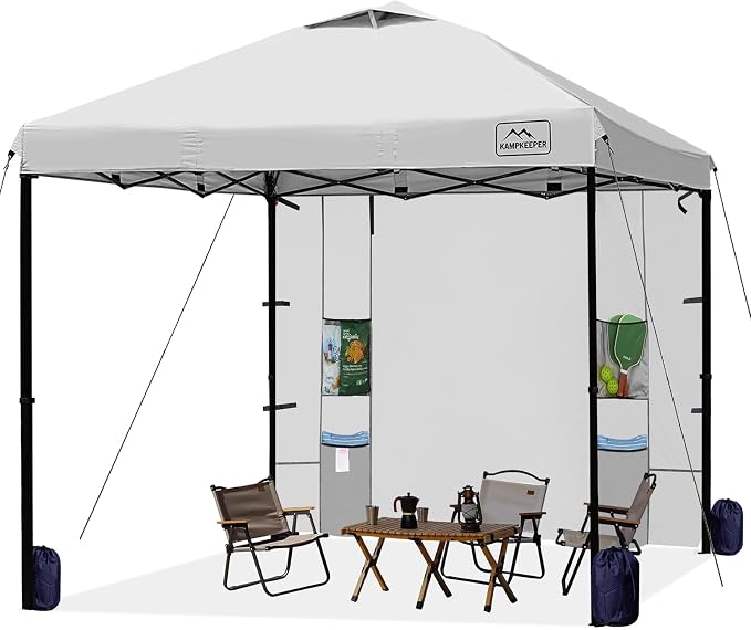 KAMPKEEPER 10x10 Easy Pop Up Canopy Tent by KAMPKEEPER
