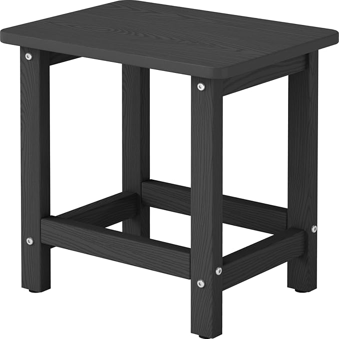 Weatherproof Outdoor Side Table, HDPE Small Outdoor Table by BIVODA