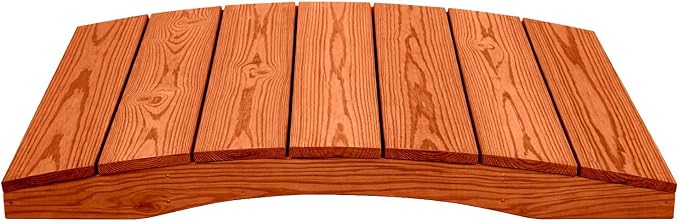 4 FT Cedar Amish Made Pinewood Heavy Duty Garden Bridge by Unknown
