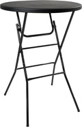 Folding Round Table, 32in Cocktail Table, High Top Table by aoole