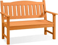 Psilvam 2-Person Outdoor Memorial Bench, All-Weather Poly Lumber Garden Bench by PsilvamGardenFurniture