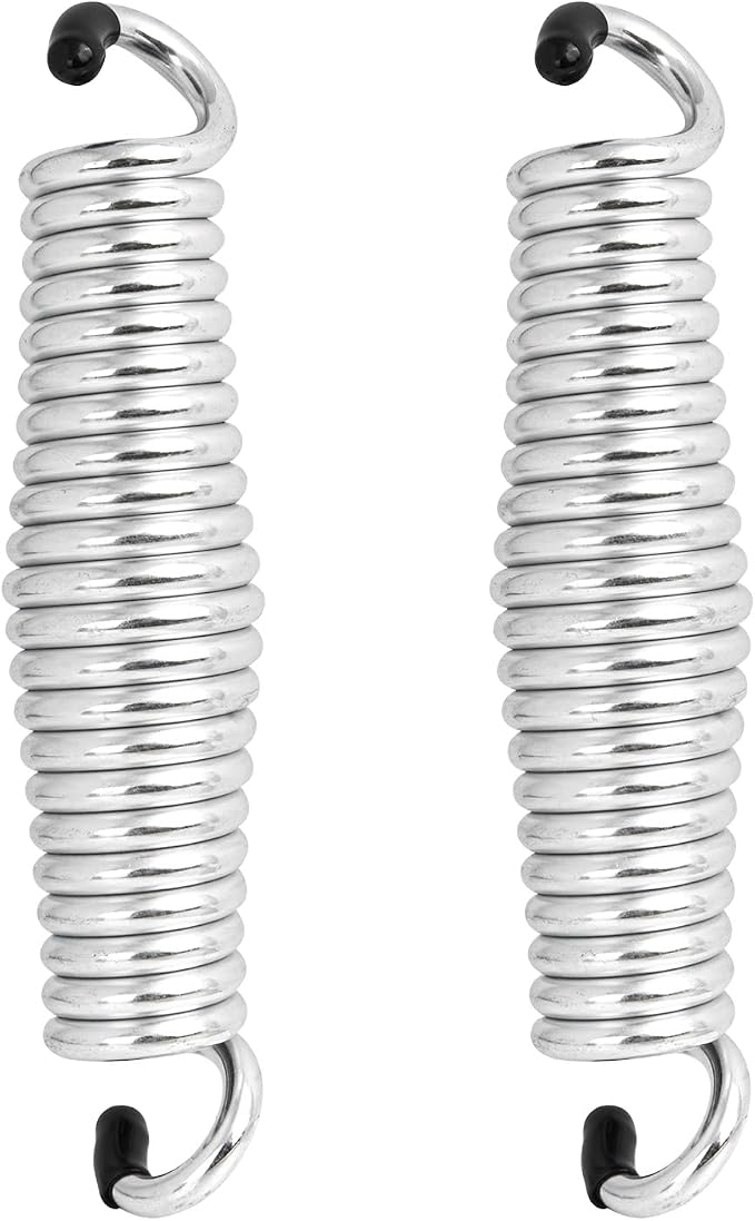 Porch Swing Springs Hammock Chair Spring Hold up to 1600lbs Heavy-Duty Chrome by PMIIO