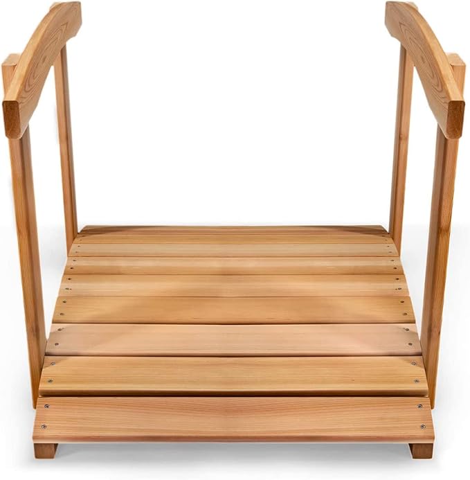 All Things Cedar Wooden Bridge, Outdoor Garden Walkway - Image 7