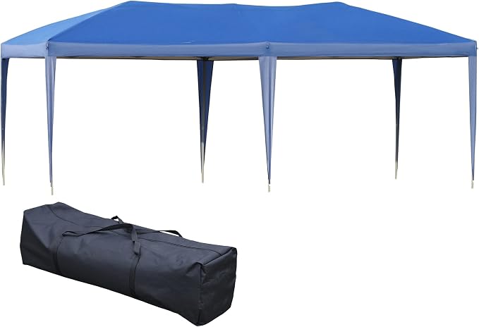 Outsunny 10' x 19.2' Pop Up Canopy Tent, Heavy Duty Tent by Outsunny