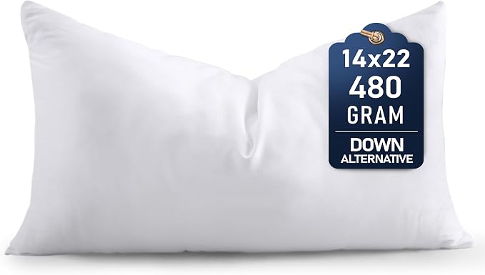 Utopia Bedding Throw Pillows – 14 x 22 Inches Down Alternative Pillows by UTOPIABEDDING