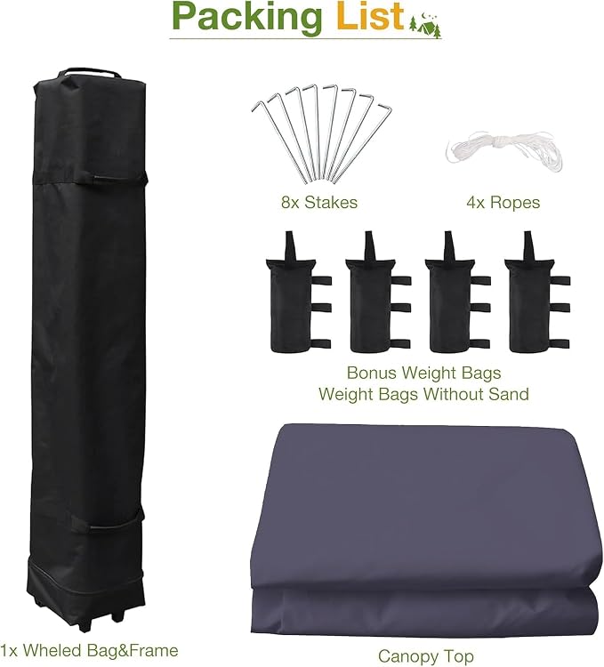 Pop Up Canopy Tent 13x13 Ft Instant Gazebo - Image 4