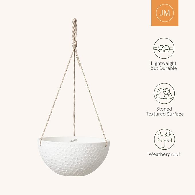 LA JOLIE MUSE 10 Inch Hanging Planters - Image 3
