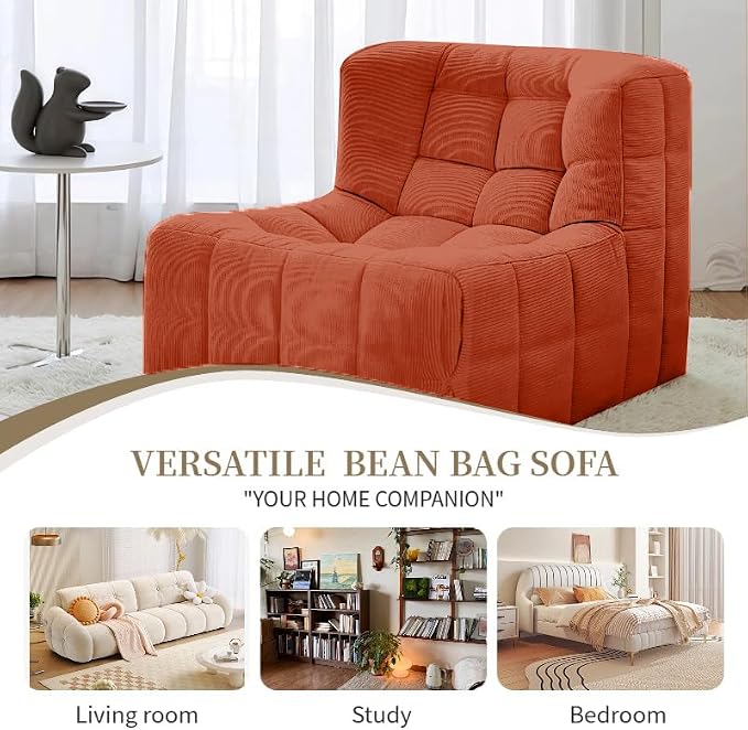Bean Bag Chair - Memory Foam Bean Bag Chair - Image 9
