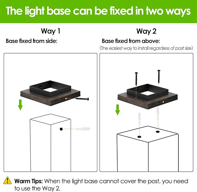 Mlambert 8 Pack Solar Post Lights Outdoor, Waterproof Fence Cap Lights - Image 5