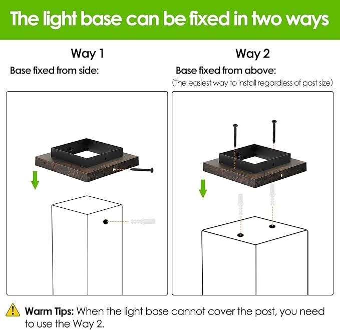 Mlambert 10 Pack Solar Post Lights Outdoor, Waterproof Fence Cap Lights - Image 5