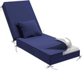 Outdoor Water-Resistant Olefin Chaise Lounge Cushions by Aofeite