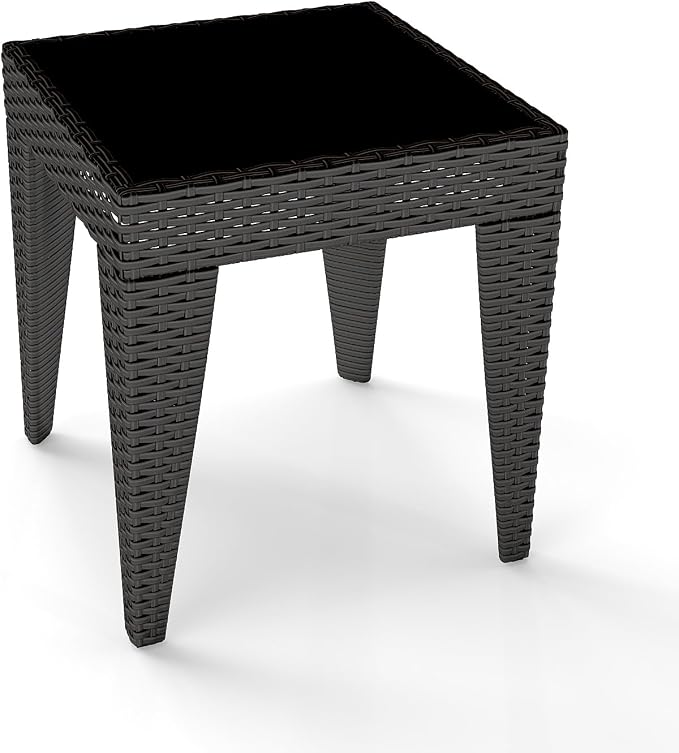 Kinfant Rattan Patio Side Table - Image 8