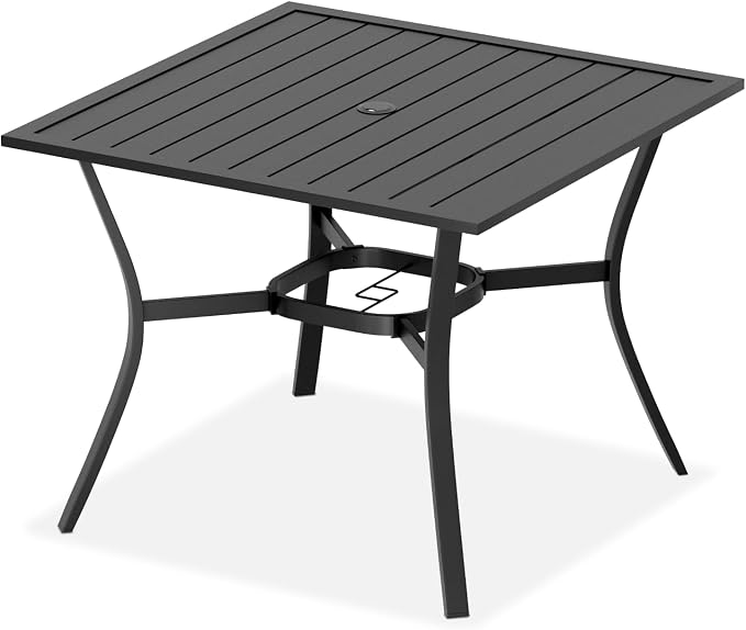 MELLCOM 37''x37'' Outdoor Dining Table - Image 8