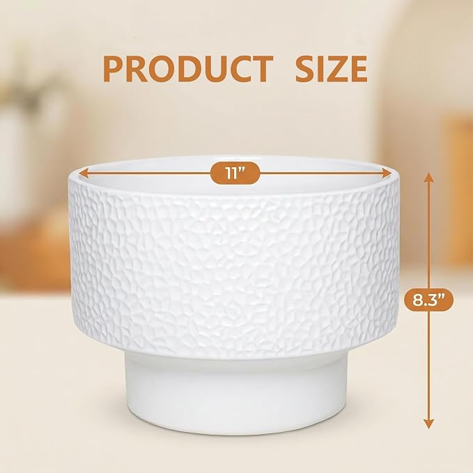 11 Inch Ceramic Plant Pots, Planter Pot - Image 4