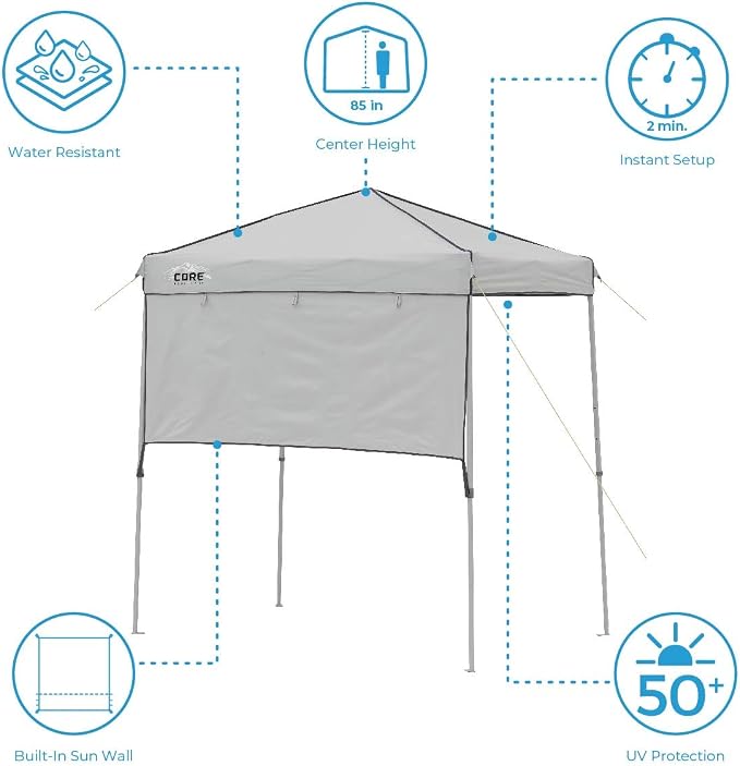 Core Instant Straight Leg Canopy Tent - Image 4