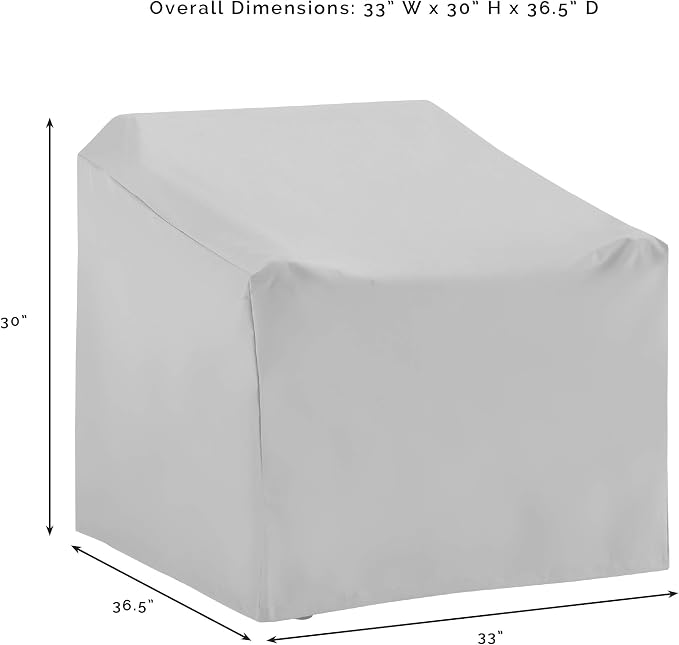 Crosley Furniture Patio Furniture Covers, Waterproof 3-Piece Cover Set - Image 2
