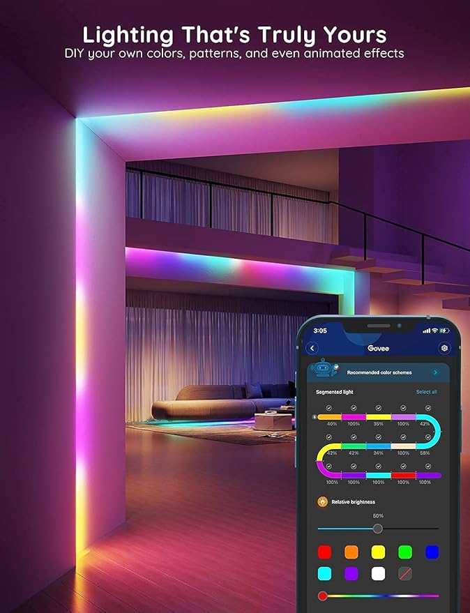 Govee RGBIC LED Strip Lights, Smart LED Lights - Image 5