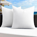 MIULEE Pack of 2 24x24 Outdoor Pillow Inserts, Outdoor Throw Pillows by MIULEE