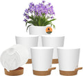 Self Watering Pots, 4 inch Flower Pots by Unknown