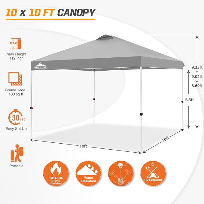 EAGLE PEAK Pop Up Canopy Tent - Image 3