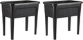 2 Pcs Plastic Raised Garden Beds by ZIWQPIHT