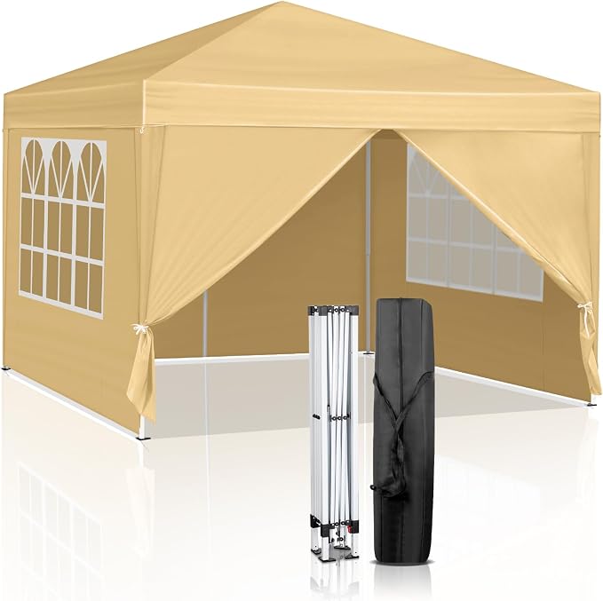 Outvita 10x10ft Ez Pop Up Canopy, Portable Instant Canopy Tent by Outvita