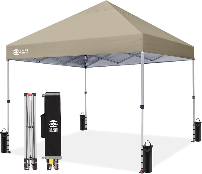CROWN SHADES 8x8 Pop Up Canopy by CrownShades