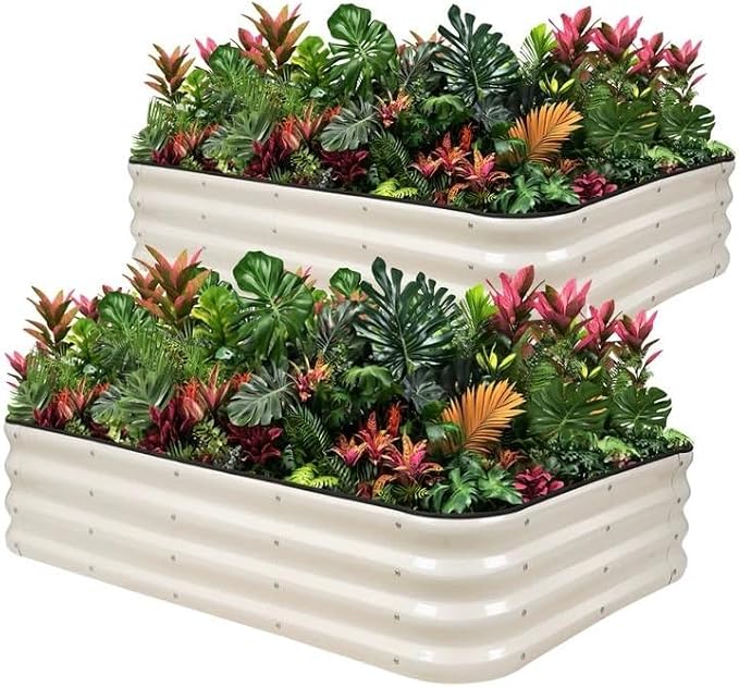 1MORE Raised Garden Bed -5X3X1 Galvanized Planter Box by 1MORE