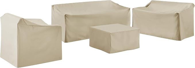 Crosley Furniture Patio Furniture Covers, Waterproof 4-Piece Cover Set by CrosleyFurniture