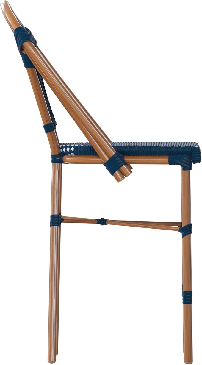 EMMA + OLIVER Soie Bistro Counter Stool - Image 8