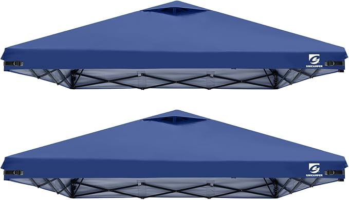 2PCS 10x10 Pop Up Canopy Replacement Top Cover by UNICAMPER