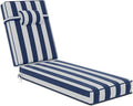 80 x 26 x 4 Inch Olefin Chaise Lounge Cushions, Lounge Chair Cushions by Unknown