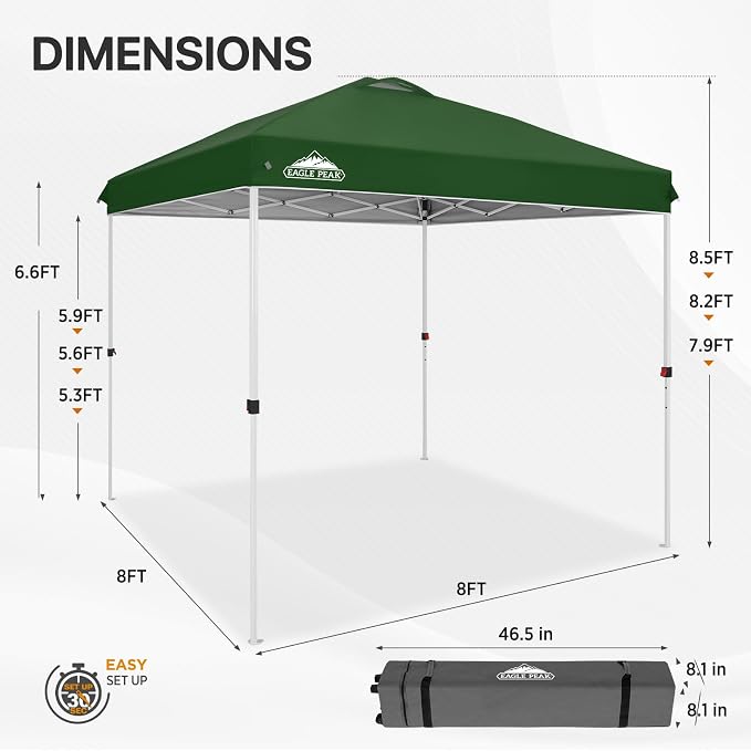 EAGLE PEAK Pop Up Canopy Tent - Image 3