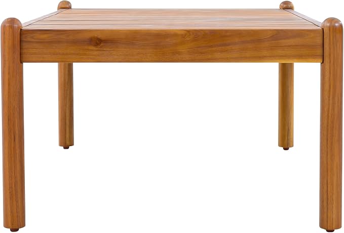 Christopher Knight Home Lenor Patio Acacia Wood Coffee Table, Solid Wood - Image 6