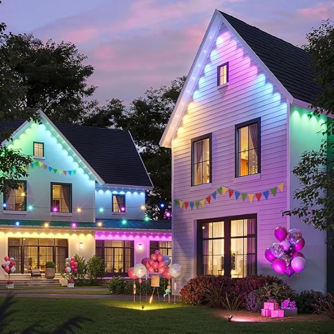 Permanent Outdoor Lights, 100ft Smart Eave Lights - Image 6
