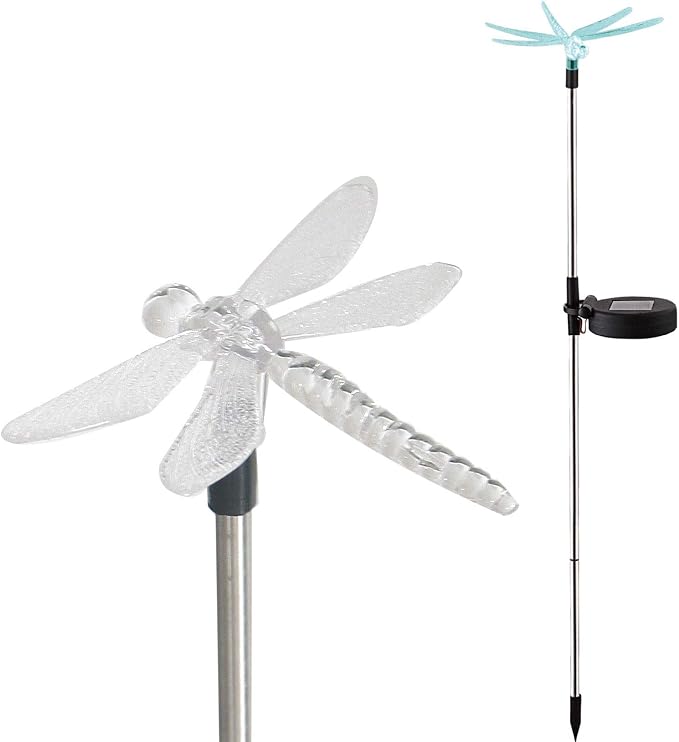 Waterproof Outdoor Solar Garden Stake Light by EZiGarden