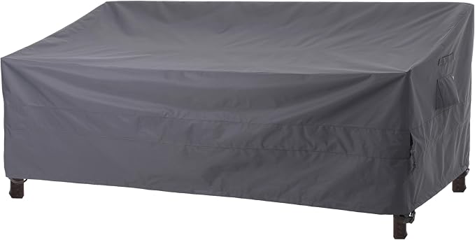 WJ-X3 Ripstop 3-Seater Outdoor Couch Cover, Heavy Duty Patio Sofa Cover by WJ-X3