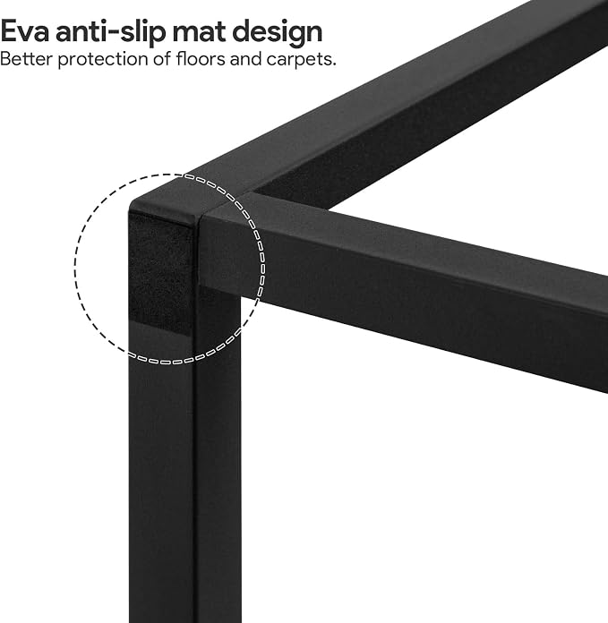 HOOBRO Dining Bench, 47.2 Inch Industrial Style Kitchen Table Bench, Steel Frame - Image 8